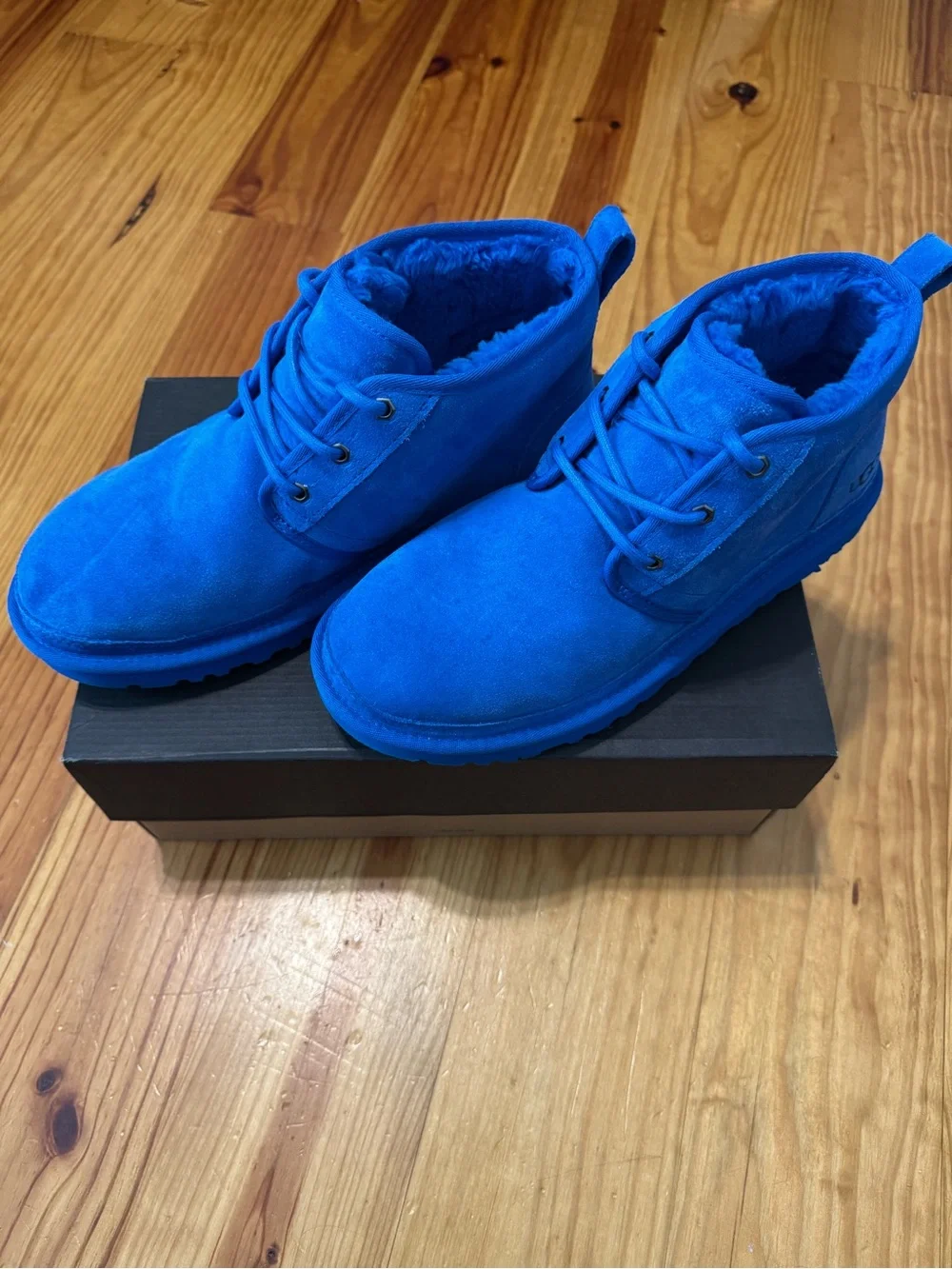 UGG Neumel Men's Chukka Ankle Boot US 11 - Dive Blue Suede